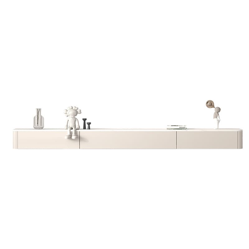 Contemporary Rectangular Wall Mounted TV Stand with Door Living Room - image 13