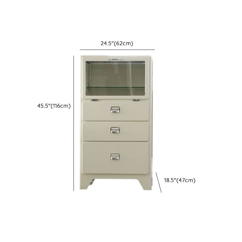 Contemporary Metal Bachelor Chest/Double Dresser with 5/6/3 Drawers in Vertical/Horizontal Orientation - image 25