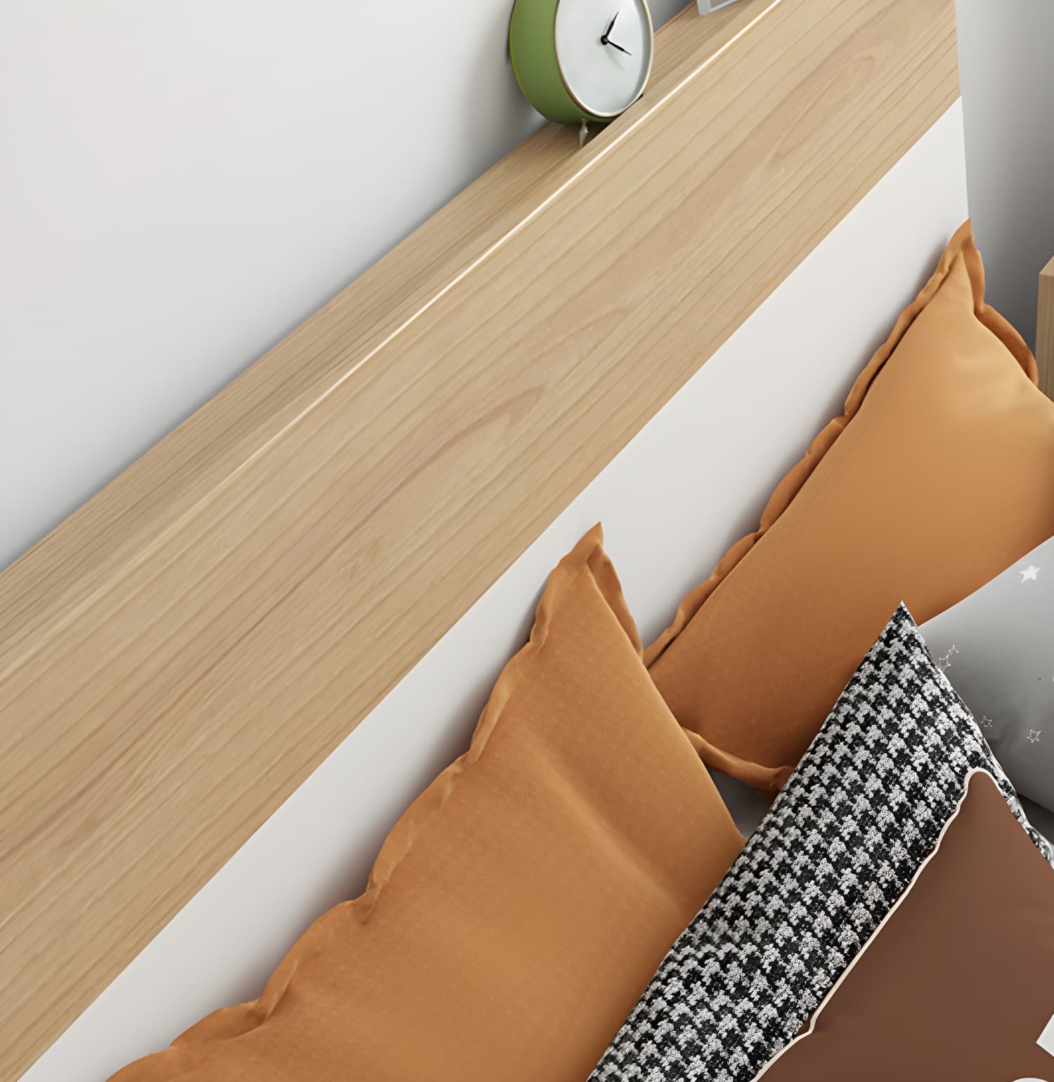 Contemporary Natural Wood Mattress Included Lift Up Storage Bed Frame - image 8