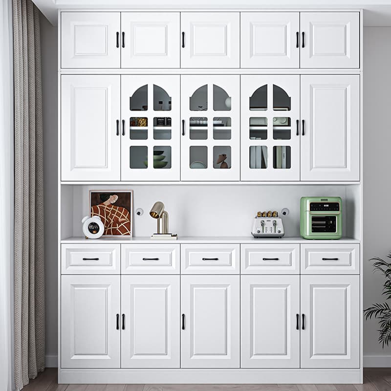 Wood Contemporary Storage Cabinet Buffet Sideboard with Drawers for Home Use - image 3