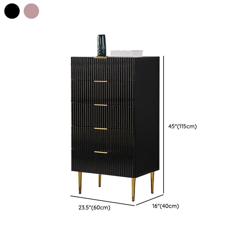 Stylish Wood Nightstand With Drawer Organization, 4 Drawers /5 Drawers - image 19