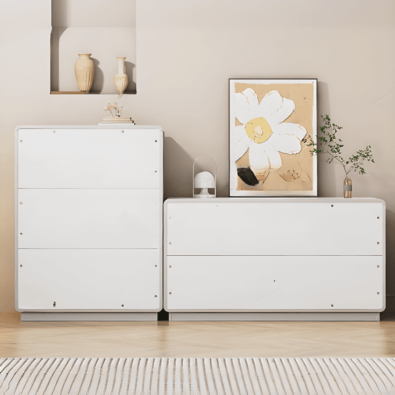 Minimalist Wood Horizontal/Vertical Bachelor Chest with Drawers
