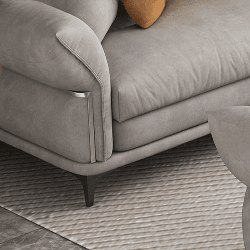 L-Shape/Straight Reversible/Horizontal Sofa Chaise/Sofa with Natural Wood Frame for Seats 5 - image 10