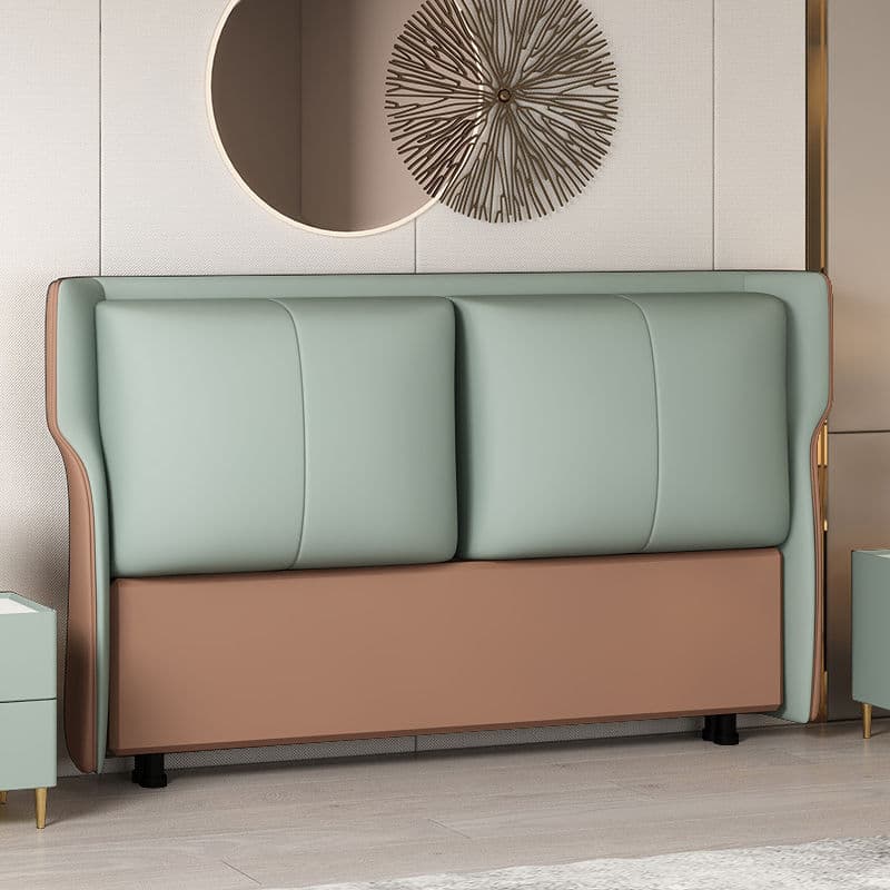 Standard（36-55“） Free-standing Standard Full(54"W x 75"L)/Twin(38"W x 75"L) No Distressing Rectangular Wingback Headboard with Sponge Filing and Wood/ Upholstery Frame - image 3