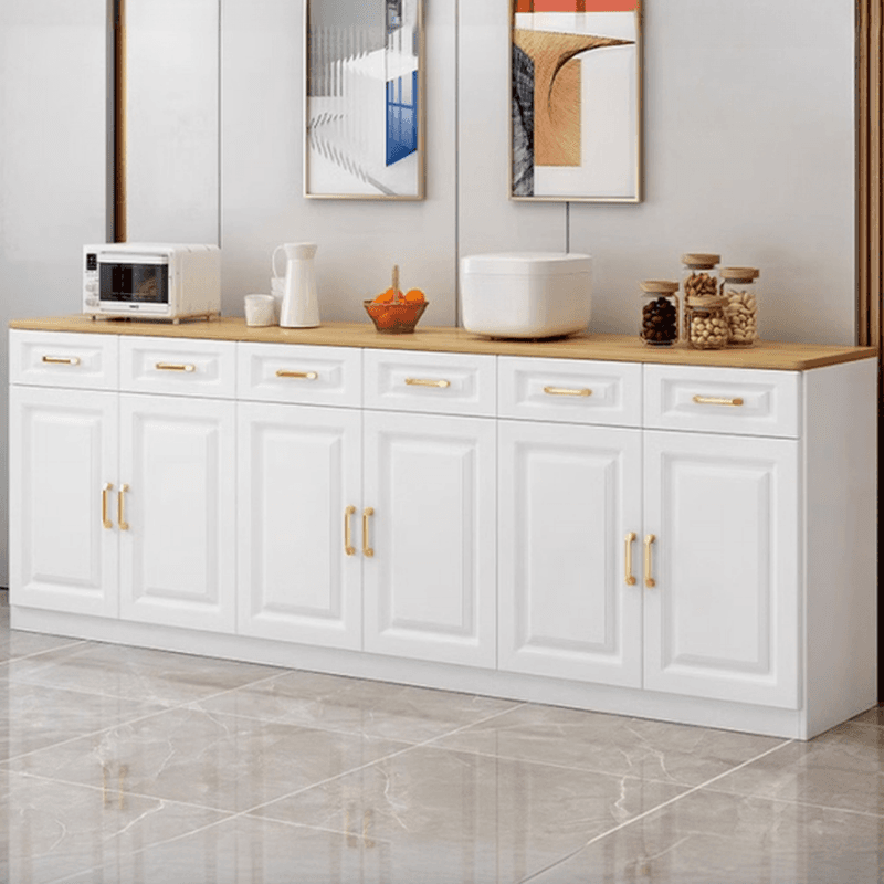 Modish Sideboard Composite Wood Standard/Narrow Kitchen Cupboards with 5 Drawers/4 Drawers/3 Drawers, 2 Shelves and 5 Doors/4 Doors/3 Doors - image 7