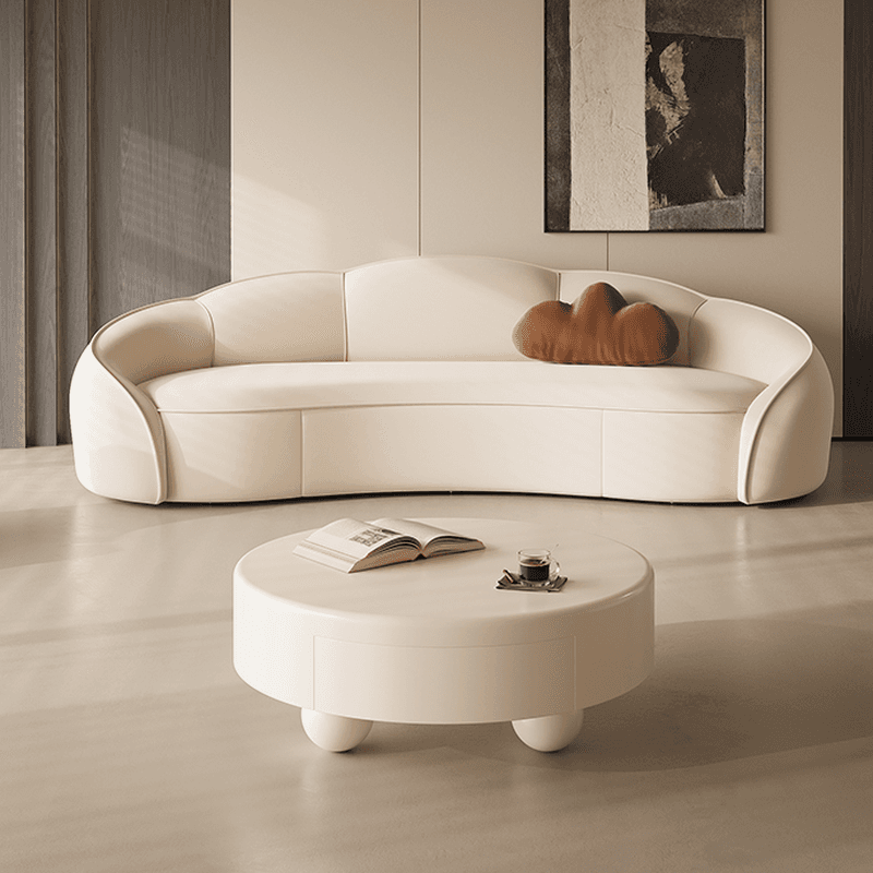 Versatile Olive Green/Ivory/Sand Sofa/Loveseat/Single Sofa with Sloped Arms and Concealed Support - image 9