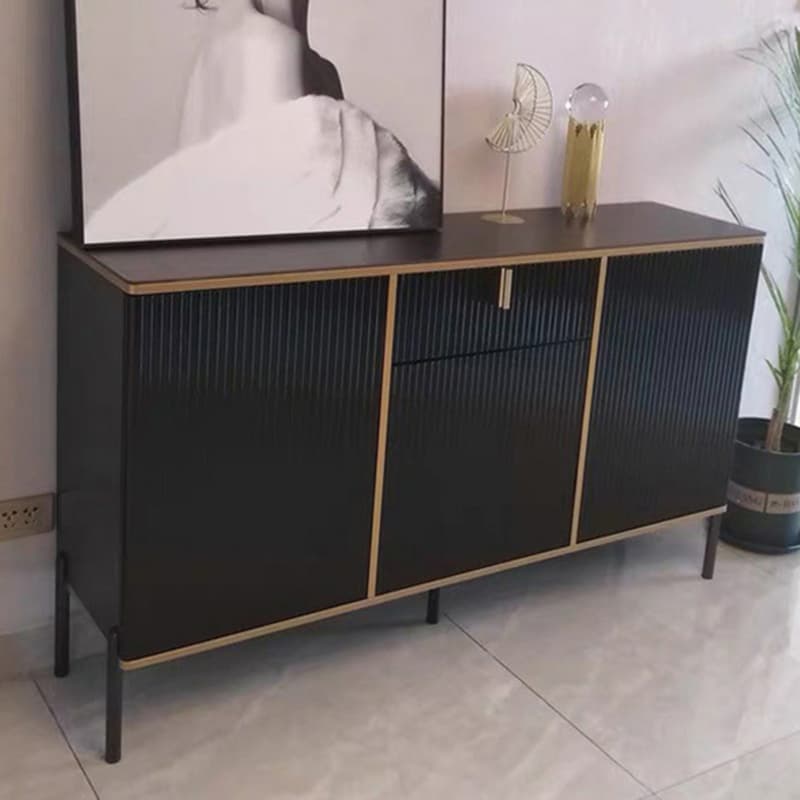 Free Standing Stone Wet-resistant Utility Storage Cabinet with 12 Interior Shelves & 3 Cabinets Living Room - image 5