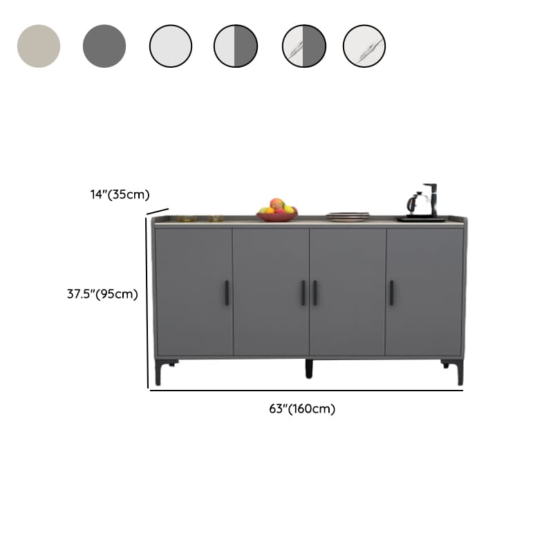 2 Doors/4 Doors/3 Doors Glamorous Narrow/Standard Sintered Stone Flooring Sideboard with Larder & Changeable Shelf - image 21