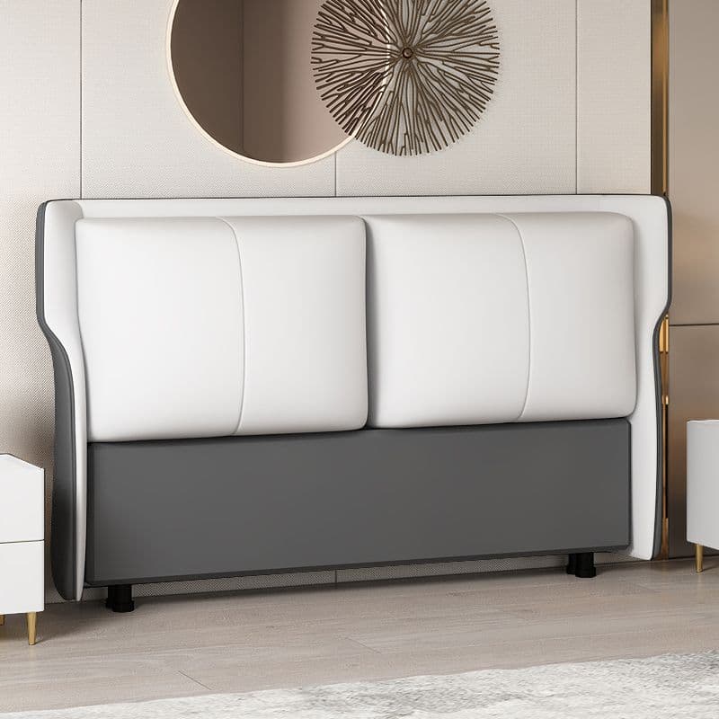 Standard（36-55“） Free-standing Standard Full(54"W x 75"L)/Twin(38"W x 75"L) No Distressing Rectangular Wingback Headboard with Sponge Filing and Wood/ Upholstery Frame - image 6