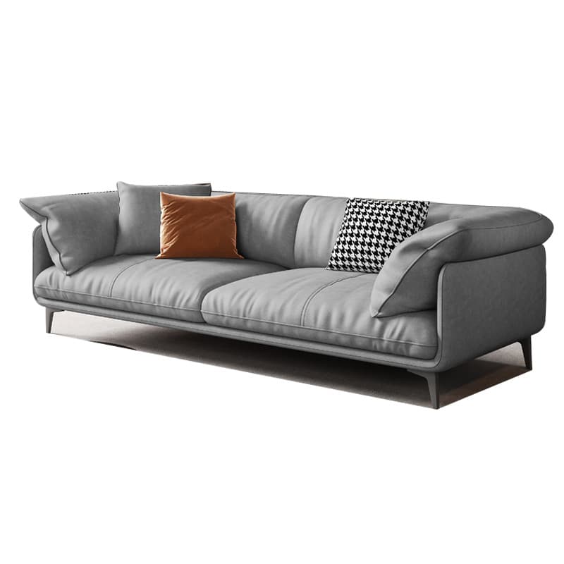 Casual Water Resistant Solid Color Sofa Couch in Grey/Citrus Color/Off-White, Flexible Seating for 4-seater/3-seater/for 2 - image 10