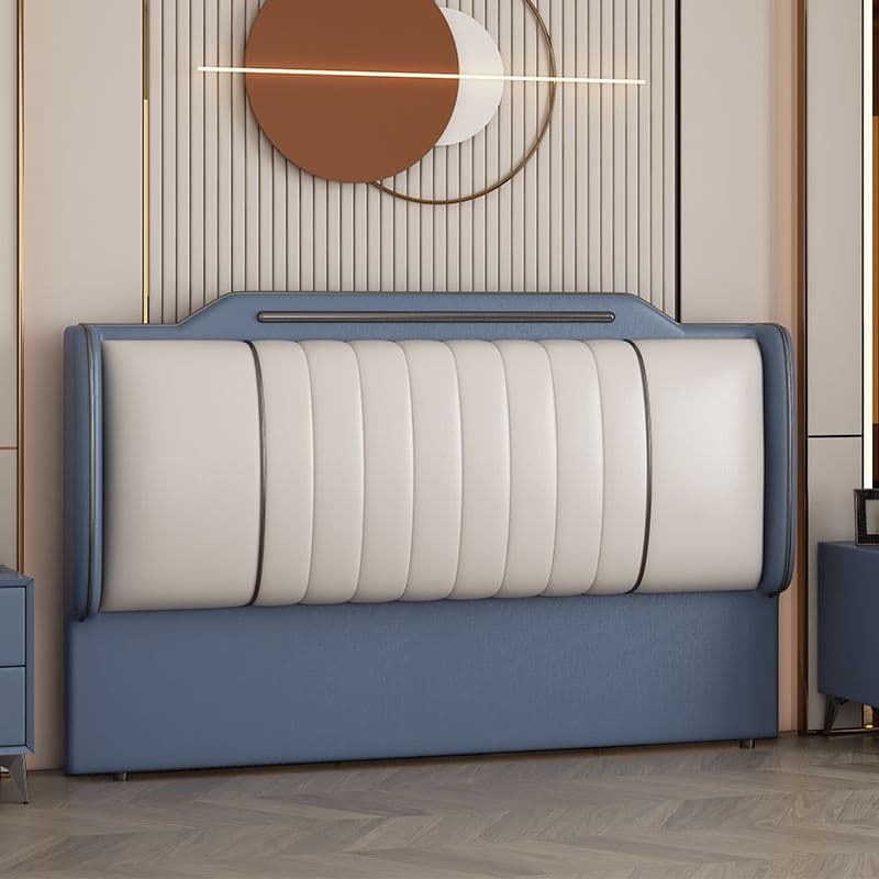 Modern Simple Style Free-standing Standard Full(54"W x 75"L)/Full XL(54"W x 80"L) Stepped Panel No Distressing With Legs in Natural Wood - image 3