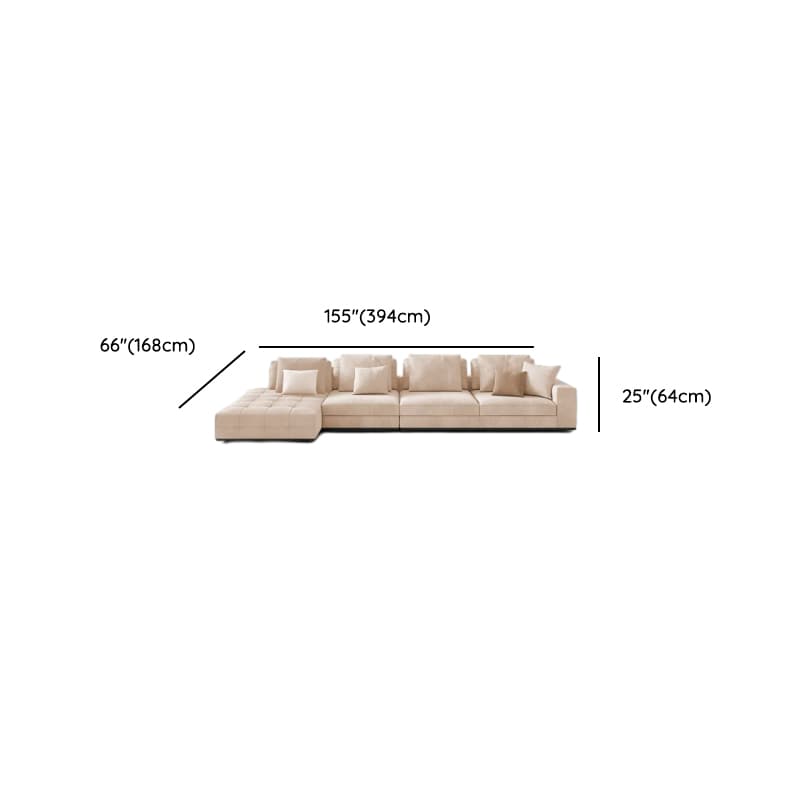 L-Shape Corner Sectional for 5 Person with Button-tufted Detail - image 11