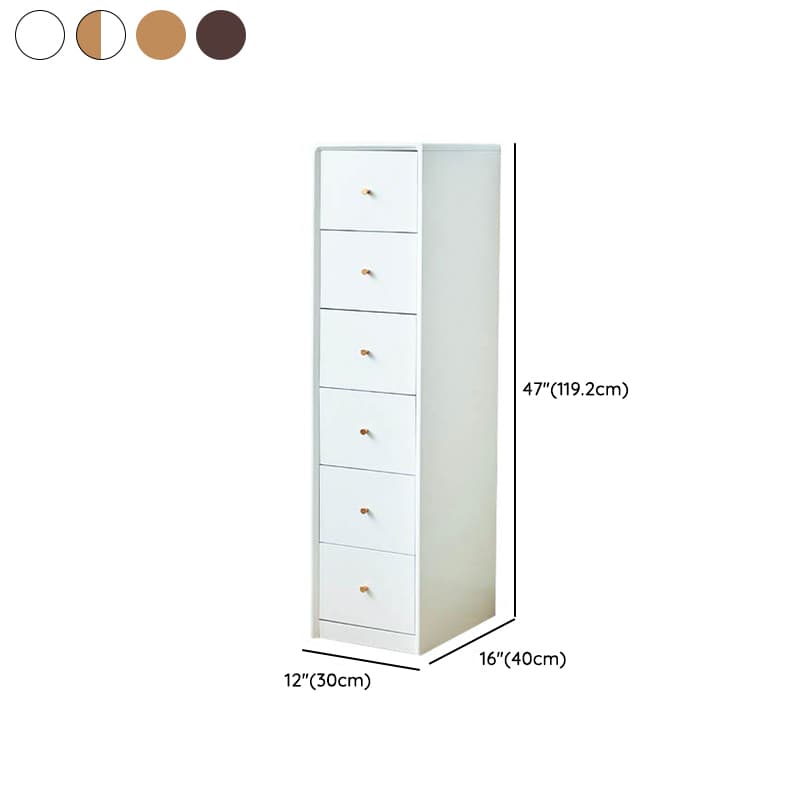 Minimalist Natural Wood Bachelor Chest with 6 Drawers, Vertical Orientation - image 24