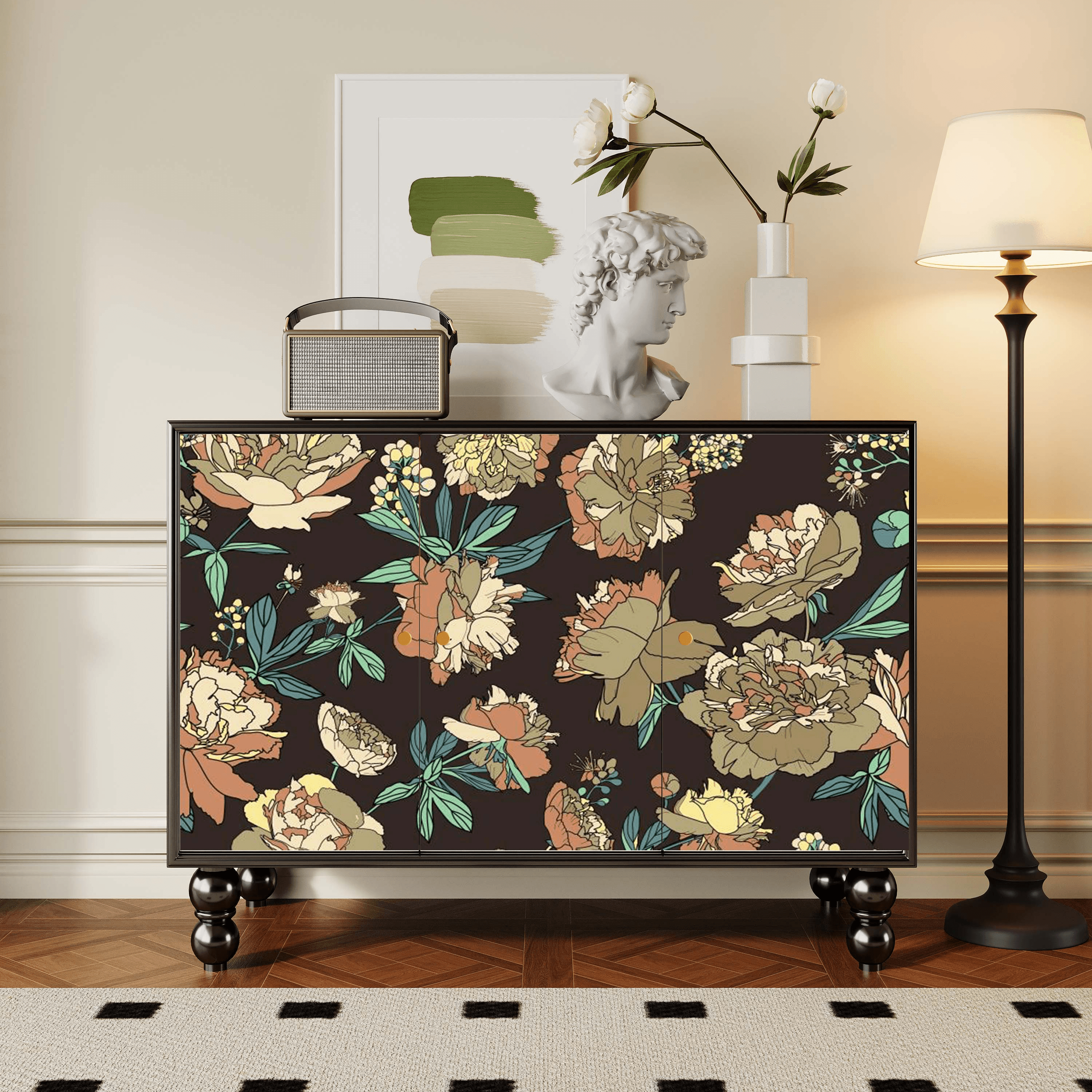 Parlor Detached Sideboard with Six Internal Shelves and Benchtop - image 13