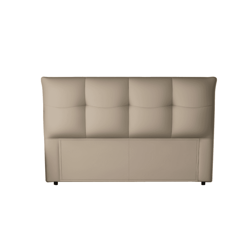 Elegant Pine Wood Full Bed with Tufted Panel Headboard, Rectangle Shape, Sponge Fill, and Standard Height Legs Included - image 7