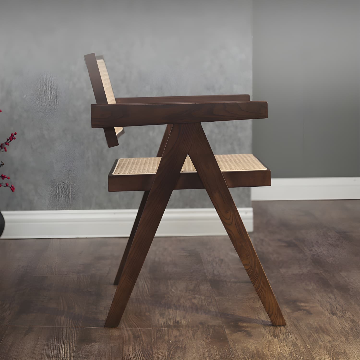 Contemporary Dining Room King Louis Back Solid Wood Dining Chair - image 7