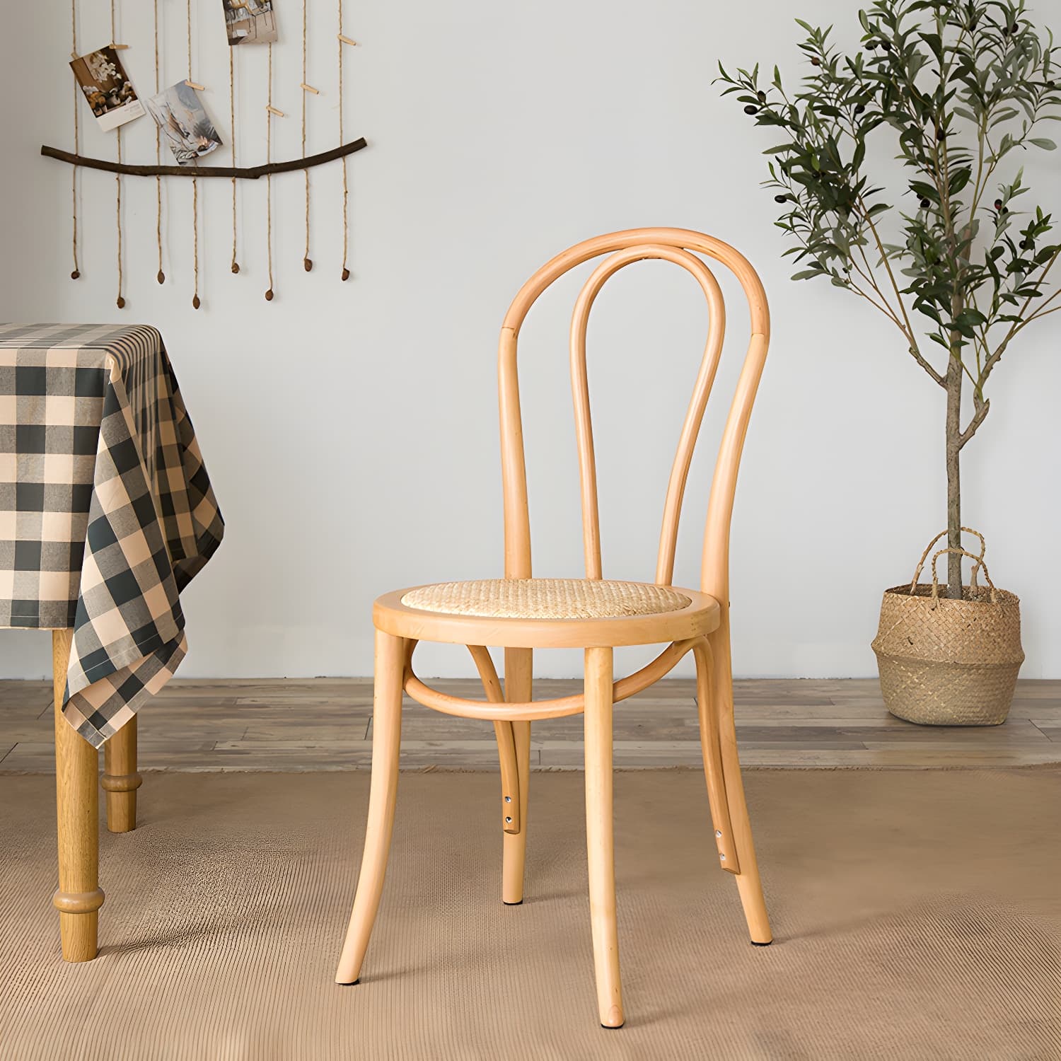 Modern Solid Beech Wood Chairs Kitchen Dining Windsor Back Side Chair Set - image 16