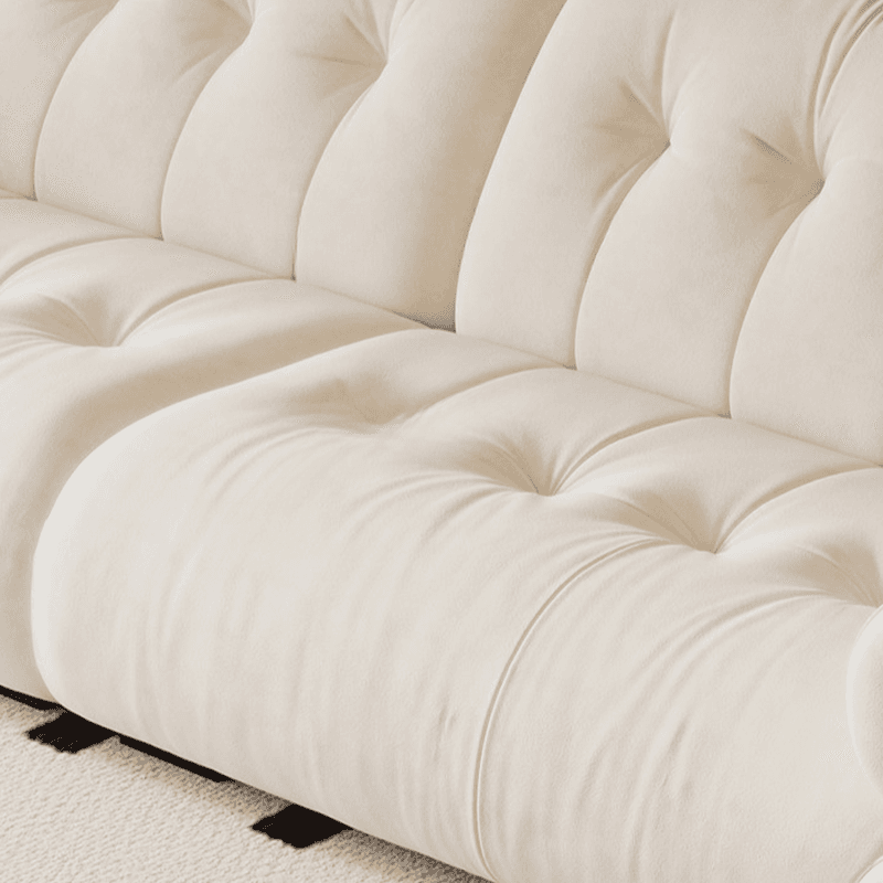 Modish Solid Color Stain Resistant Standard Sofa/Loveseat in Black/Light Gray/Light Brown with 3-seater/4-seater/5 Person Capacity - image 12