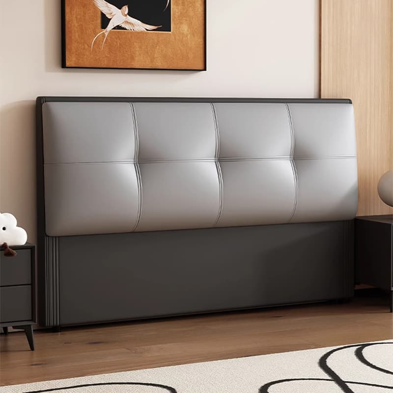 Trendy Panel Headboard with No Distressing, Piled Tufted Rectangle Design for King/Queen/Full Bed, Featuring Sponge Upholstery and Standard Height - image 3