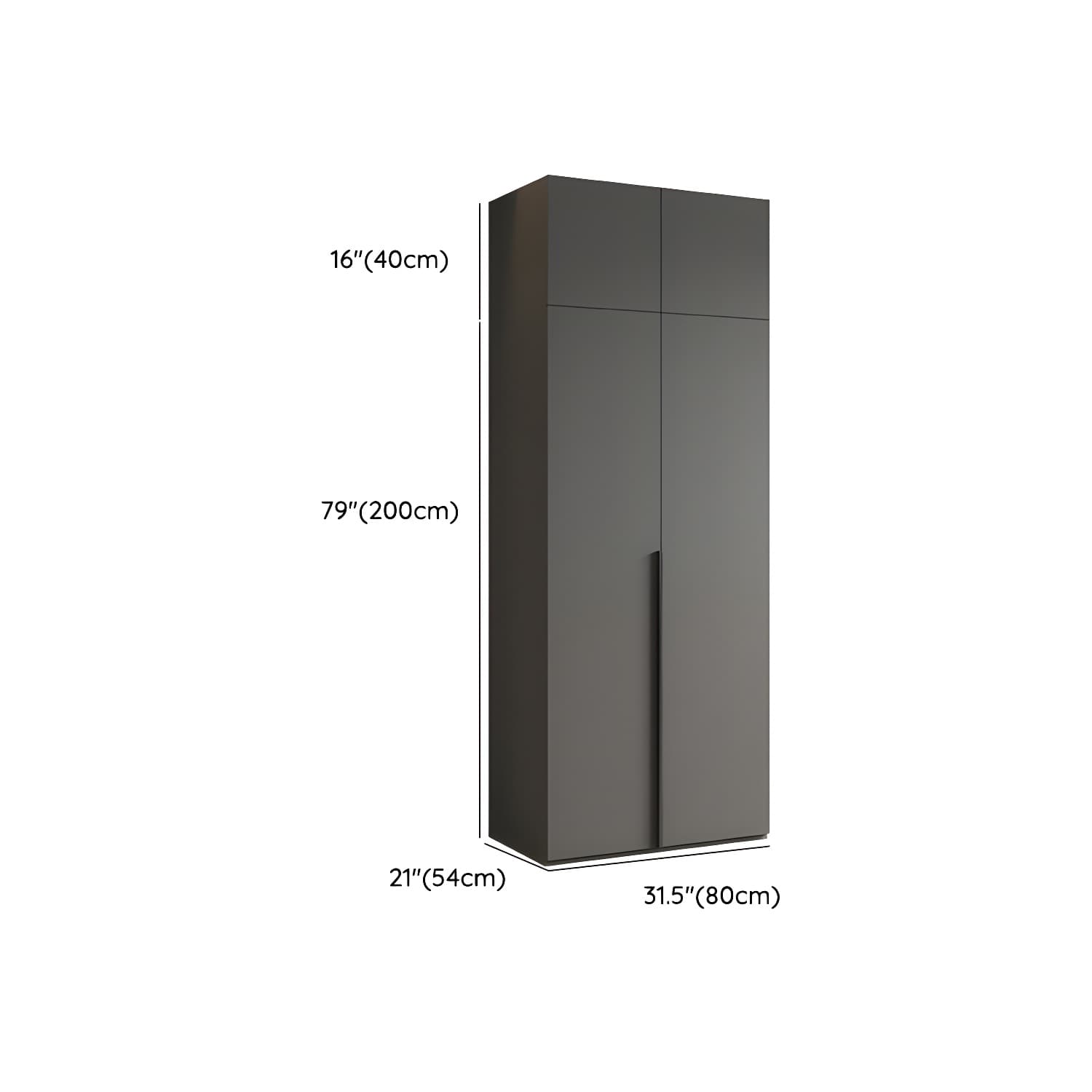 Modern Light Gray Wardrobe Closet Timber Soft Close Drawer Soft Close Door Interior Shelves - image 24