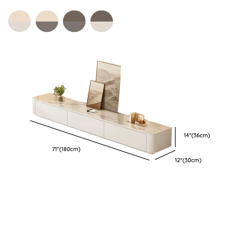 Modern Simple Style Glass TV Stand with 4-Drawer/3 Drawers - image 12