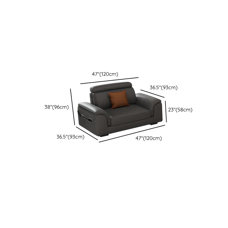 L-Shape/Straight Left/Horizontal Sofa Recliner/Sofa Couch with Pine Wood Frame - image 15