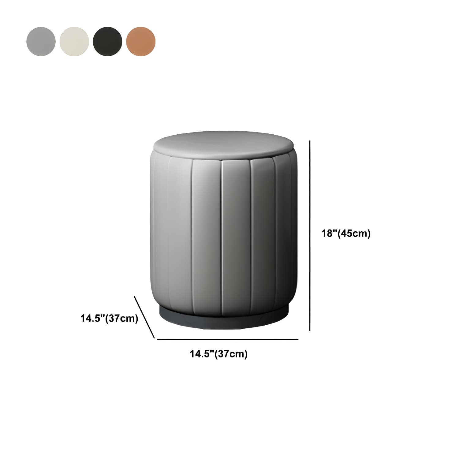 1/3 Drawers Vanity Set with Stool Modern Stone Top Dressing Table - image 15
