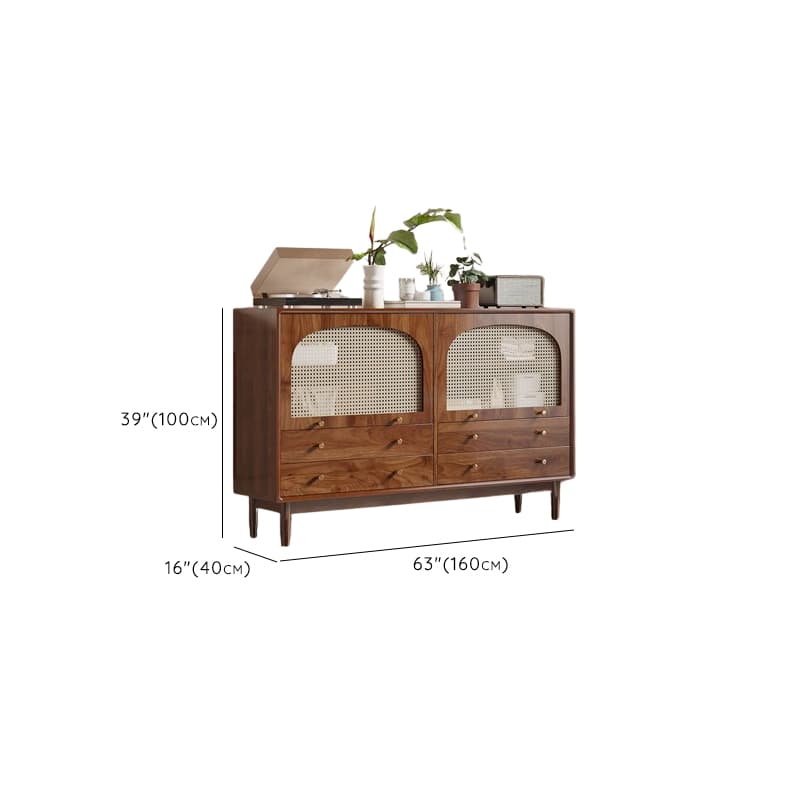 Mid-Century Modern Standalone Accent Cabinet for Parlor with Hydrophobic Feature - image 18