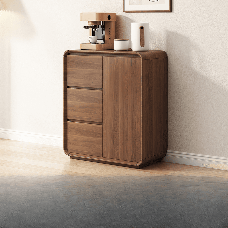 3 Drawers & 2 Doors/3 Doors/1 Door & Two Internal Shelves/Four Internal Shelves Simple Narrow/Standard Flooring Sideboard with Compartment