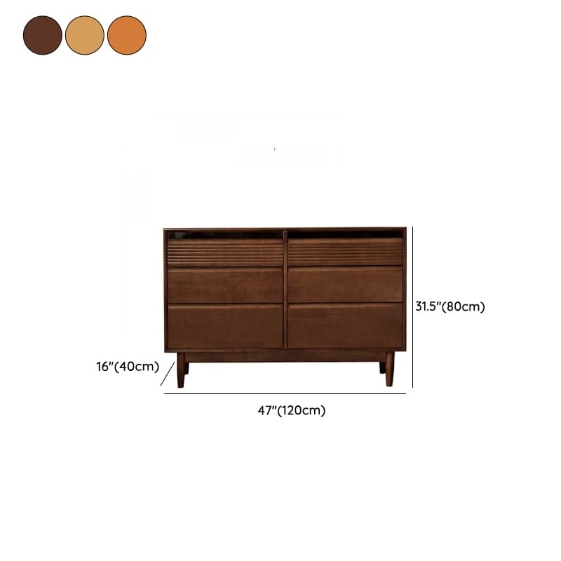 Minimalist Cube Double Dresser in Natural Wood - image 35