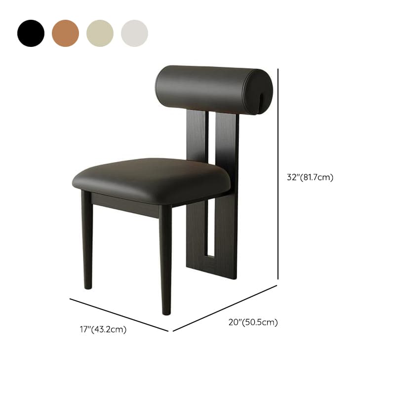 Casual Ash Side Chair with Slatted Back and Upholstered Seat - image 19