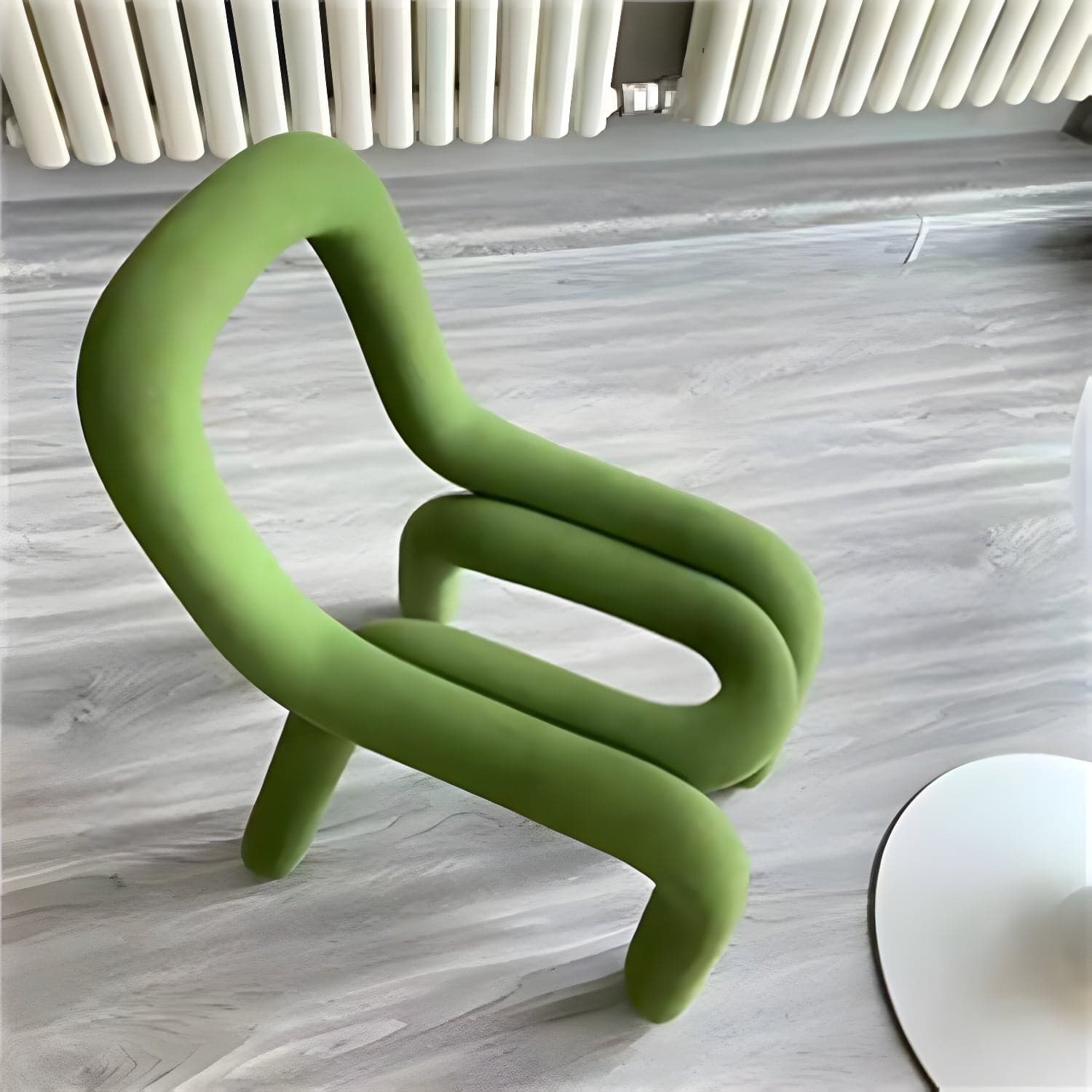Modern Style Upholstered Side Chair Open Back Dining Side Chair - image 8