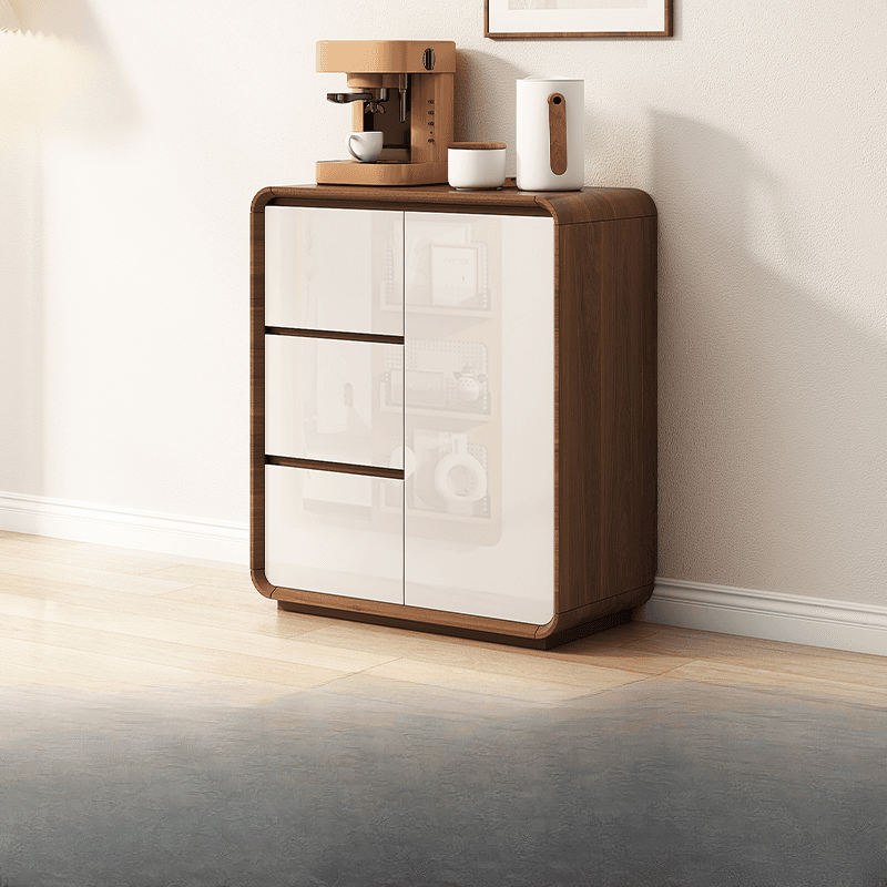 3 Drawers & 2 Doors/3 Doors/1 Door & Two Internal Shelves/Four Internal Shelves Simple Narrow/Standard Flooring Sideboard with Compartment