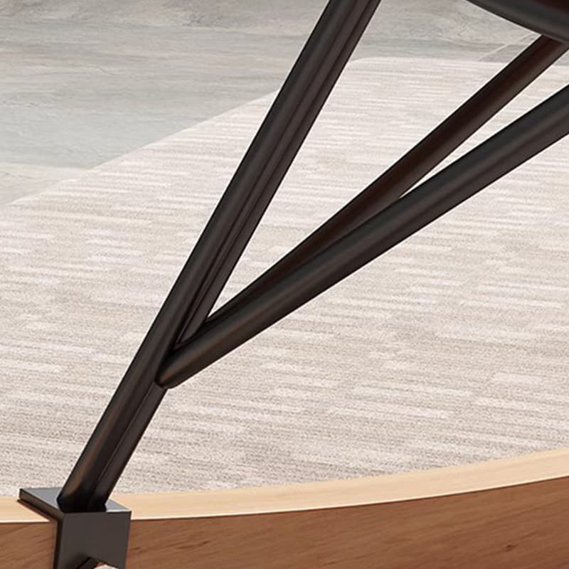 Stylish Upholstered Indoor Rocking Chair with Natural Wood Legs - Modern Design - image 9