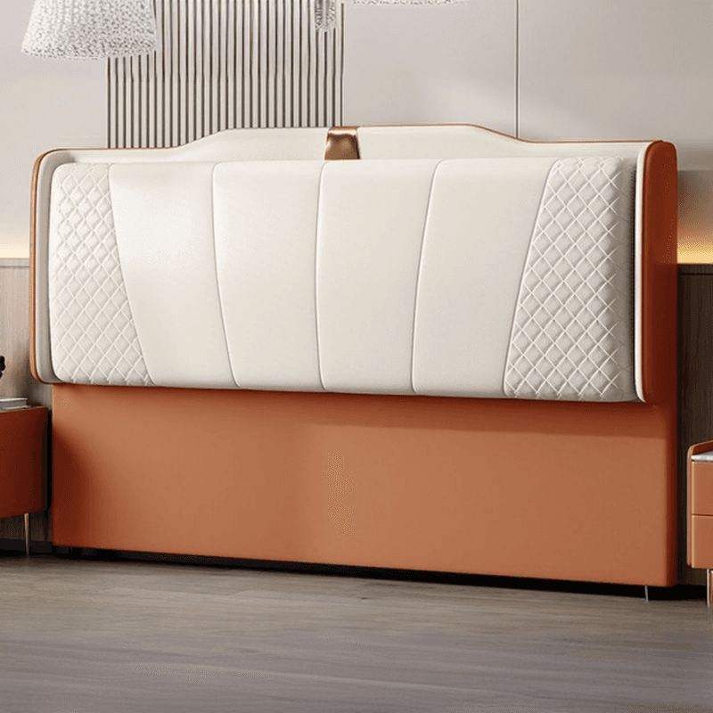 Art Deco Camelback Lumber Panel With Legs & Sponge Cushion for Twin(38"W x 75"L)/King(76"W x 80"L)/Queen(60"W x 80"L) Bed, Standard（36-55“） - image 8