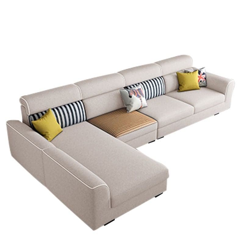 L-Shape Sofa Recliner in Lime Green/Tan/Coffee, Left Orientation - image 5