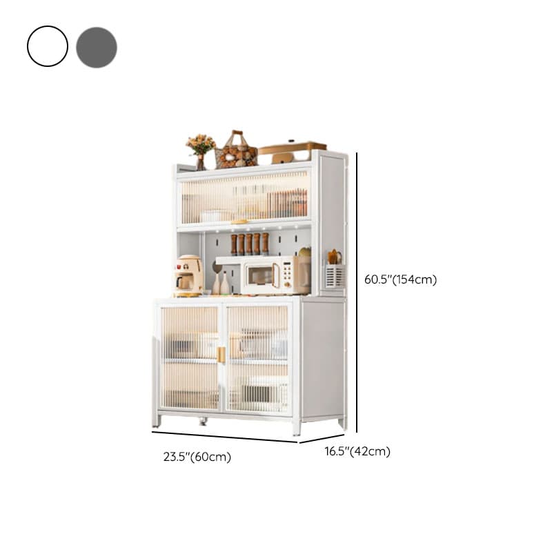 Modern Alloy Kitchen Storage, Alterable Shelf & Functional Storage Cabinet, 4 Doors/3 Doors/5 Doors, Standard - image 12
