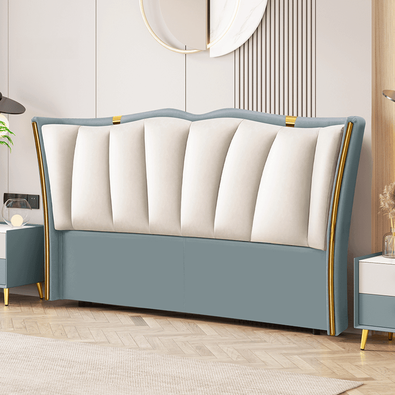 Luxurious Free-standing Standard Full(54"W x 75"L)/Twin(38"W x 75"L) Camelback Panel No Distressing With Legs in Timber