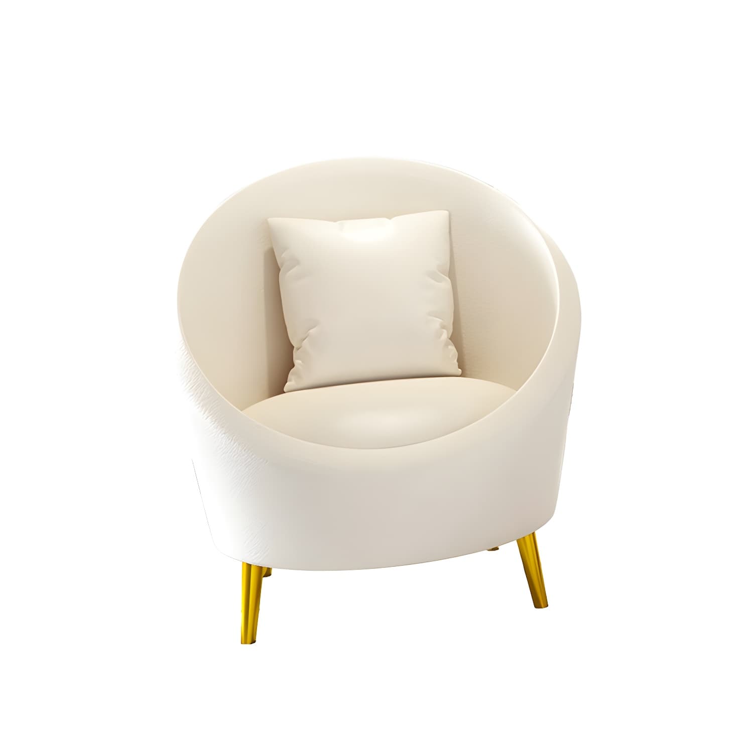 Modern Beige Sectional Sofa with Cushion Back and Wood Frame - image 5
