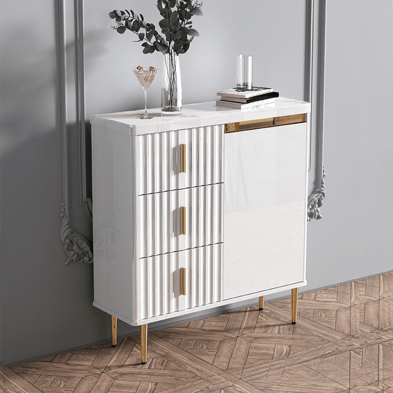Luxurious Chalk Stone Standard Flooring Sideboard with 3 Doors & Variable Shelf - image 5