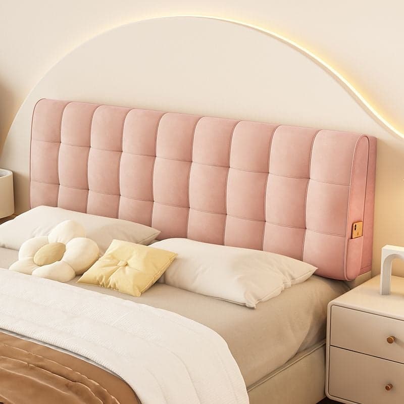 Low Upholstered Panel Headboard with Storage, Button-tufted Rectangle Design for Queen/Full Bed, Featuring Sponge Fill - image 8