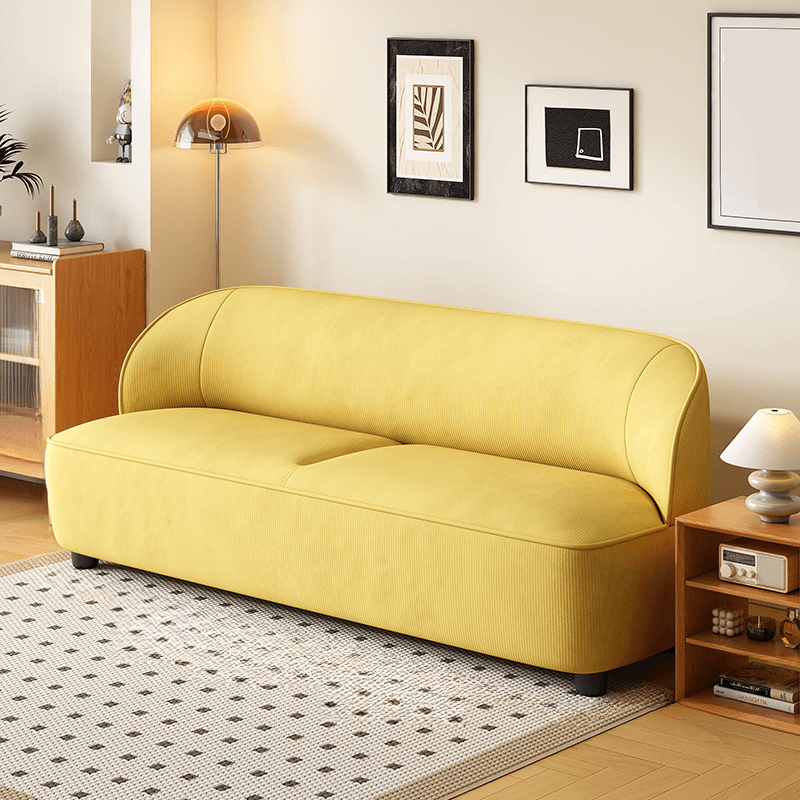 Modish Solid Color Scratch-durable Standard Sofa in Rose/Light Green/Tangerine Color for 2/4 Person/for 3 - image 17