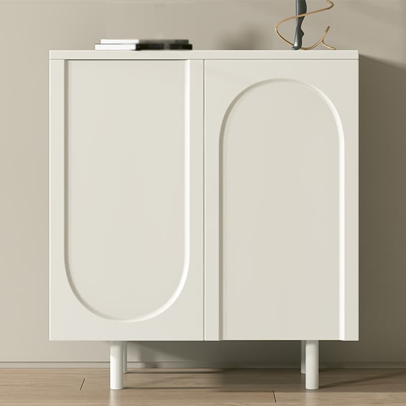 Modern Living Room Manufactured Wood Buffet Sideboard in White - image 7