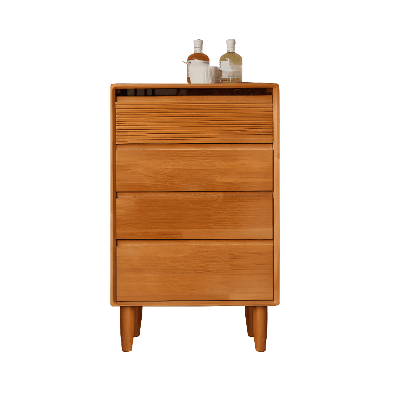 Minimalist Cube Double Dresser in Natural Wood - image 19