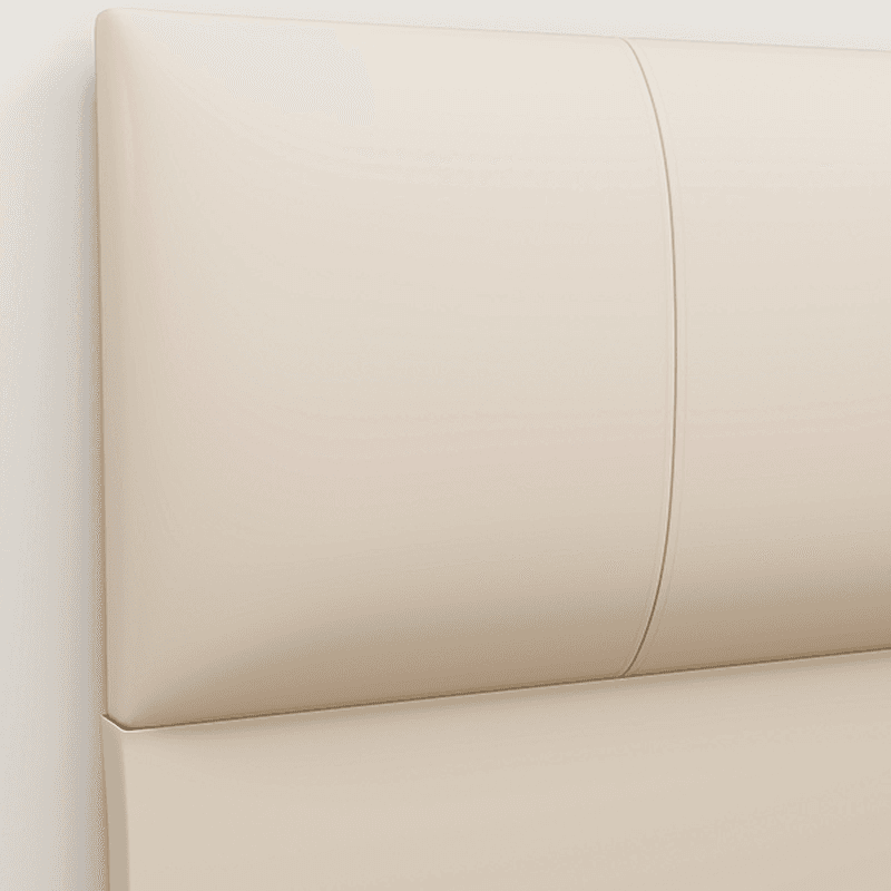 Simplistic Style Panel Headboard in Natural Wood with No Distressing, Rectangular Shape for Queen/Full/Twin XL Bed, Featuring Sponge Upholstery and Standard Height - image 12