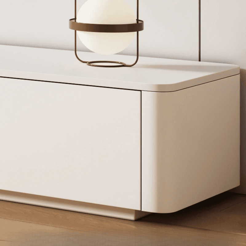 Ivory Rectangular Wall-supported TV Stand with 6 Drawers/5 Drawers - image 8