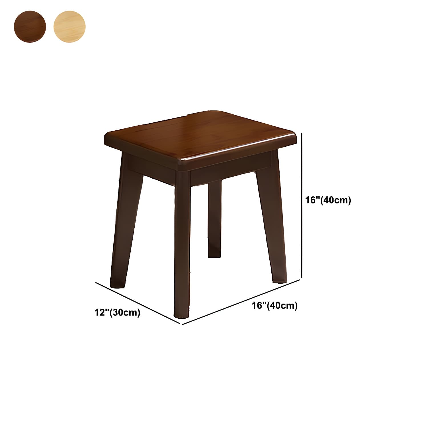 Scandinavian Vanity Makeup Table Set Solid Wood Dressing Table Stool Set - image 19