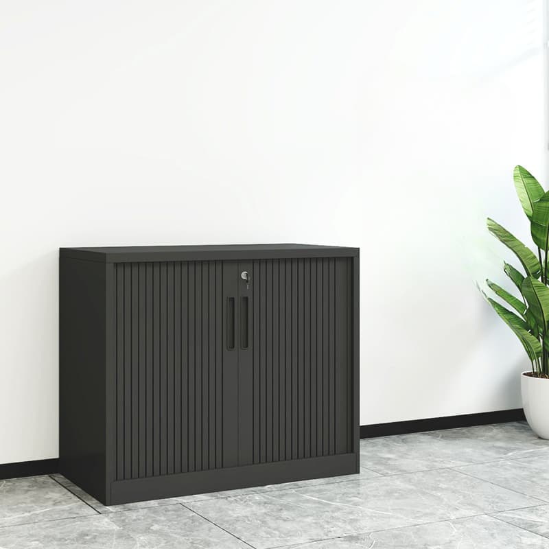 Steel Self-supporting Lockable Accent Cabinet with Sliding Door
