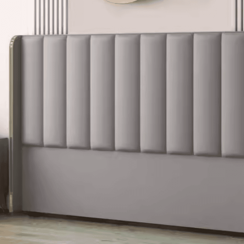 Modish Style Wingback Headboard in Timber with No Distressing, Rectangle Shape for King/Queen/Full Bed, Featuring Sponge Upholstery and Standard Height - image 6