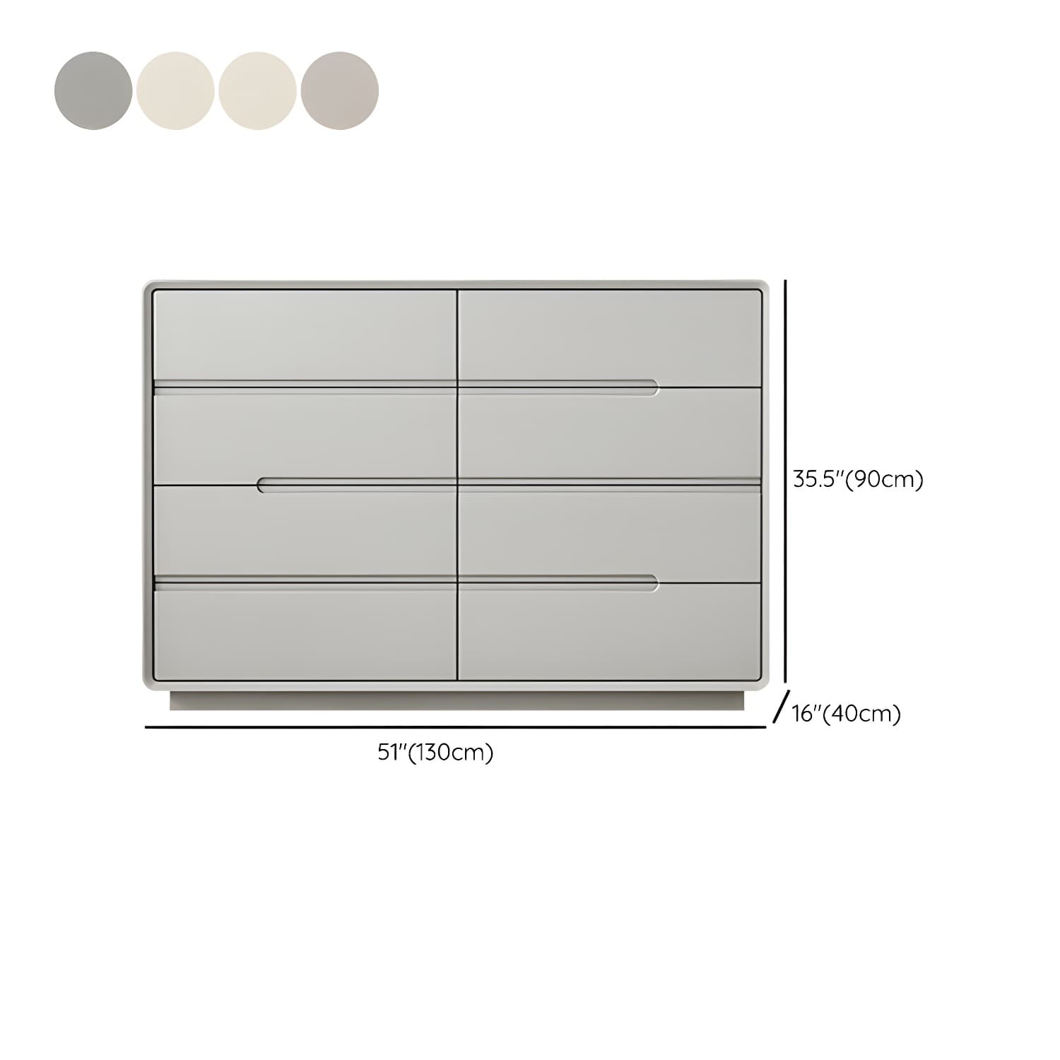 Light Oak Modern Dresser with Solid Wood Construction and Soft-Close Drawers - image 18